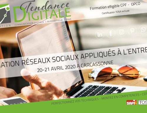 Formation Réseaux sociaux appliqués à l’entreprise 20 – 21  avril 2020